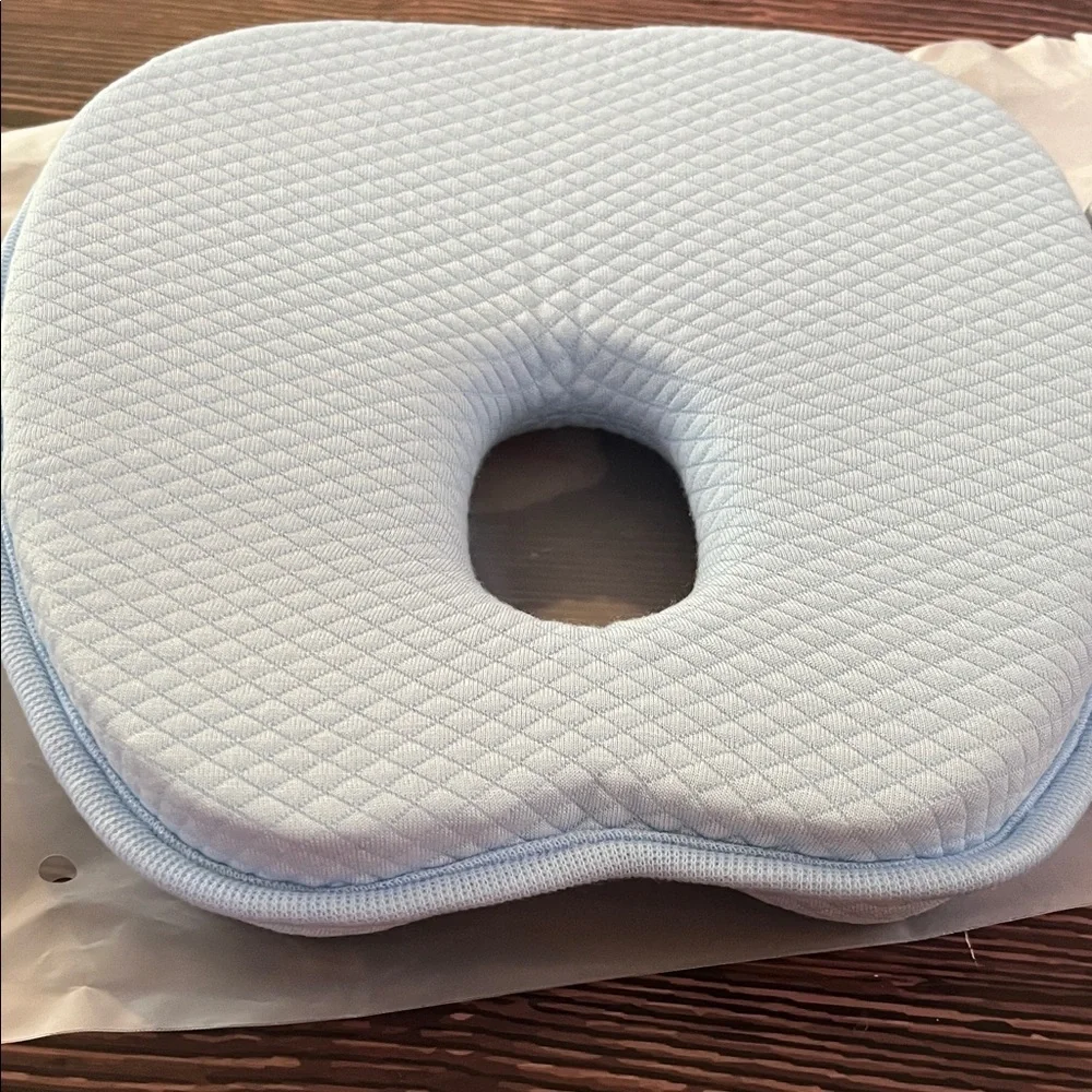 Memory Foam Baby Pillow - Soft  blue
